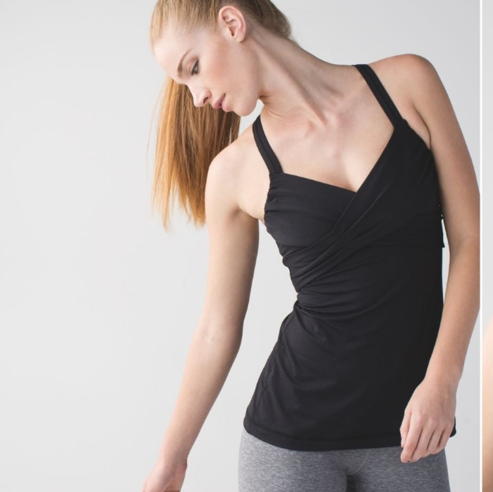 Rare lululemon wrap it up tank
